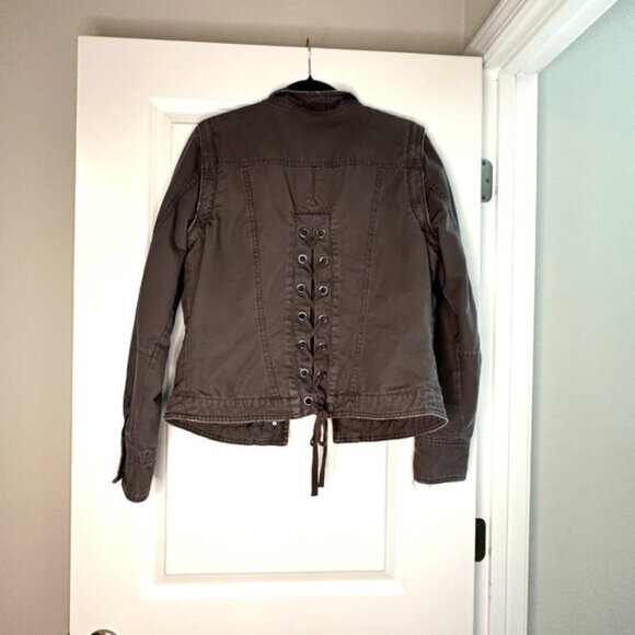 ARIZONA JEAN COMPANY |  Jacket w/ removable hoodie & sleeves, pockets | Gray | M - Picture 2 of 10